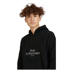 Peak Performance Jr Original Pile Half Zip Black