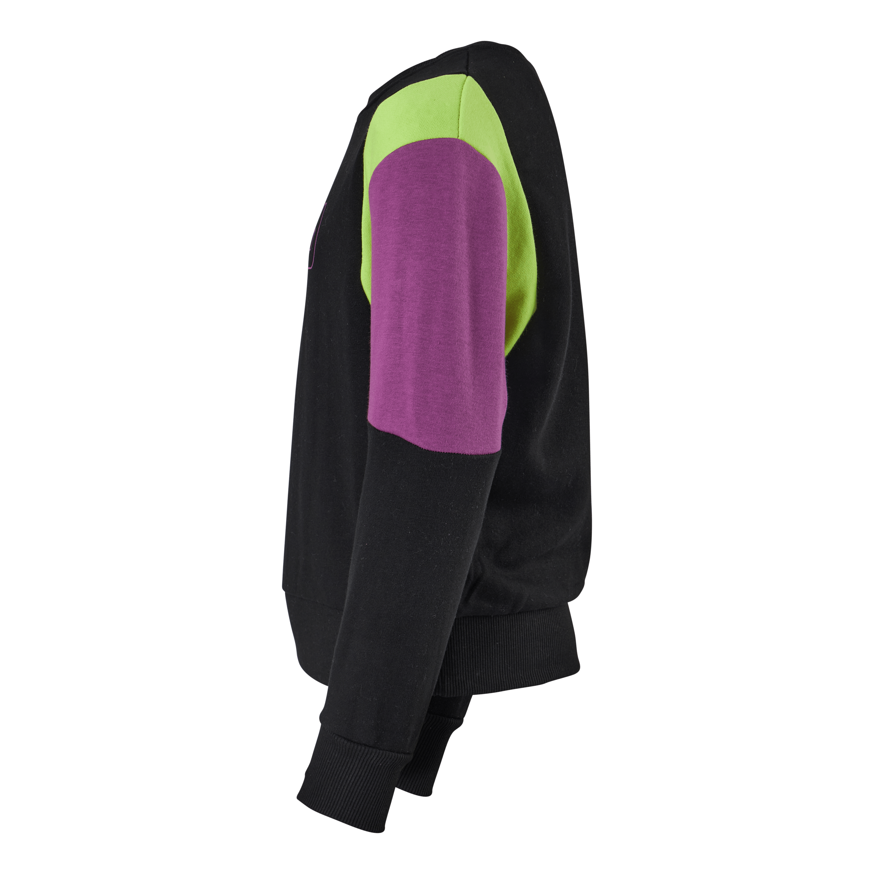 Fila Teens Girls Samia Cropped Bloc Black-hyacinth Violet-love Bir - Image 2