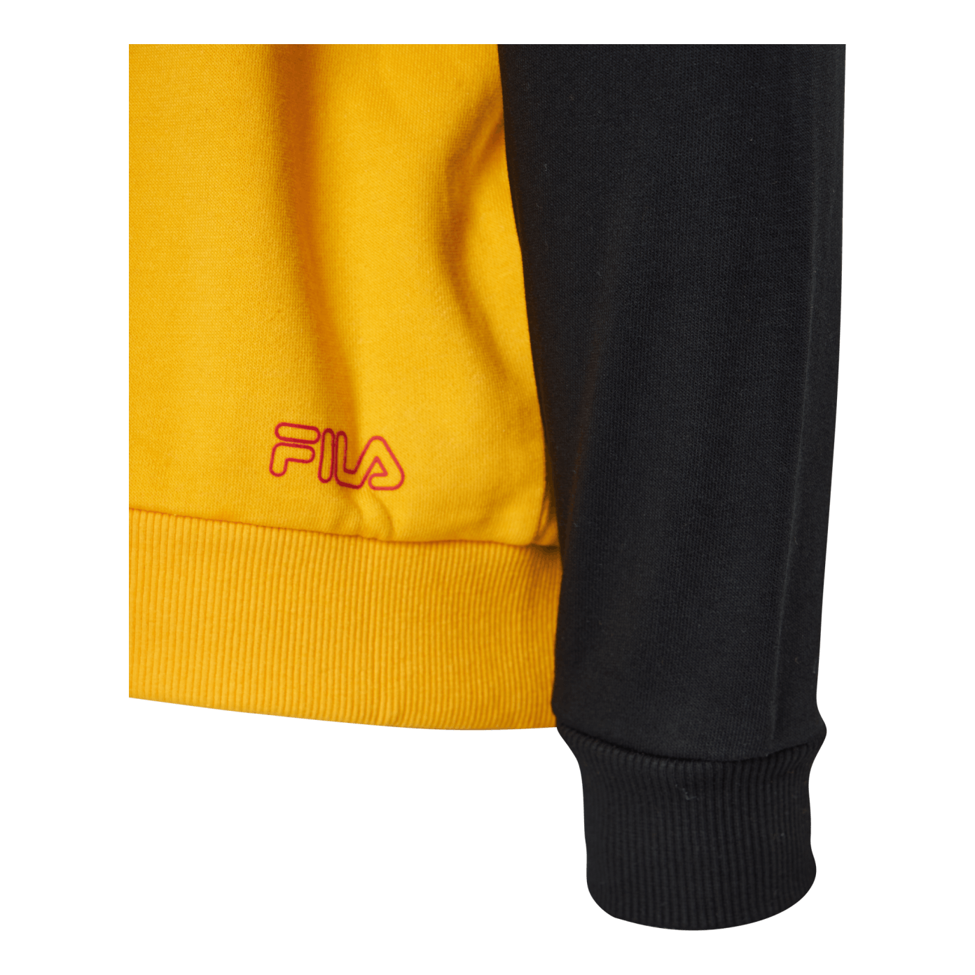 Fila Teens Boys Lupo Blocked Hoody Black-saffron-bright White - Image 4