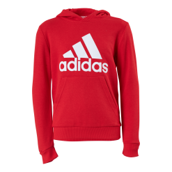 Adidas Boys Essentials Big Logo Hoodie Vivid Red / White