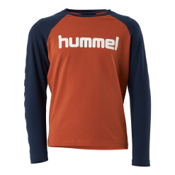 Hummel Hmlboys T-shirt L/s Bombay Brown