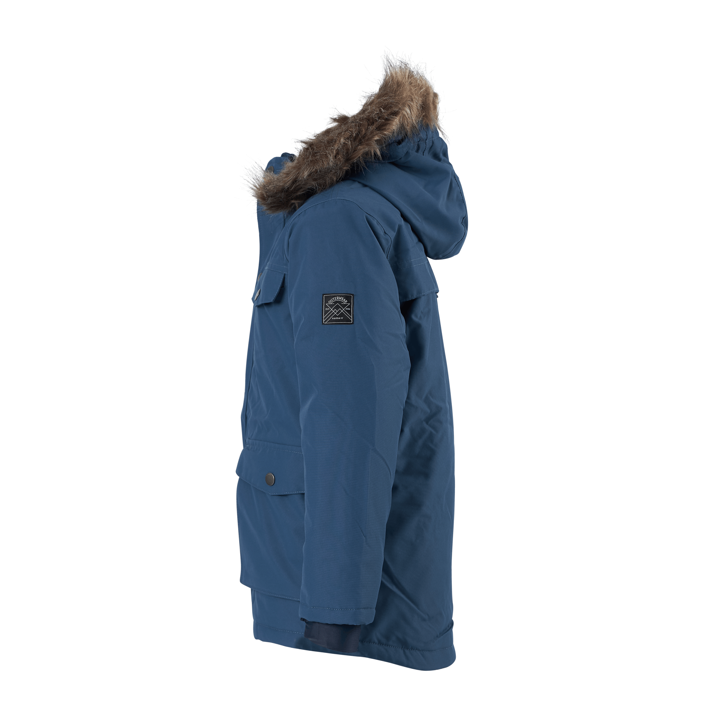 NAME IT Nkmsnow10 Jacket 4fo Dark Denim - Image 3