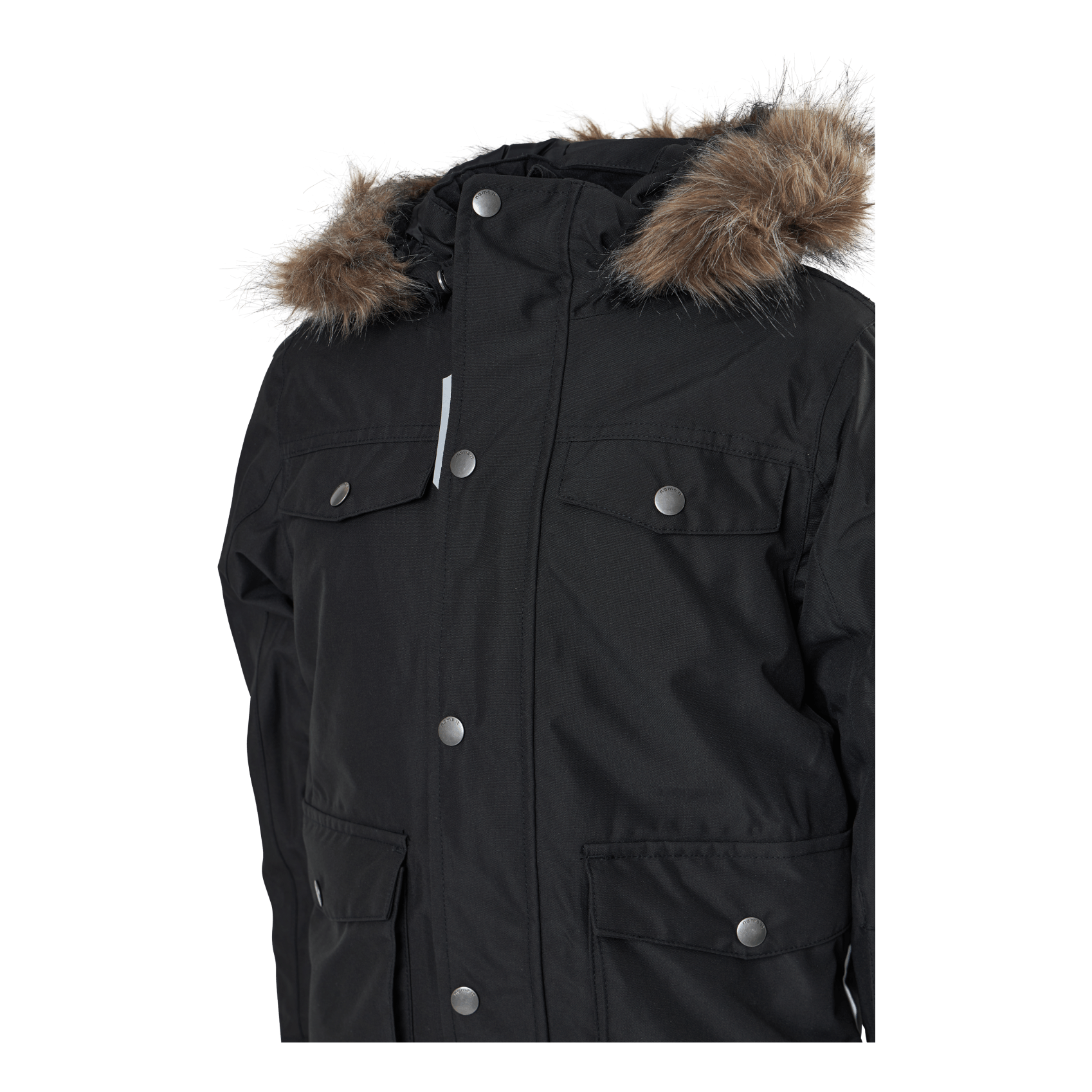 NAME IT Nkmsnow10 Jacket Black 4fo Black - Image 4