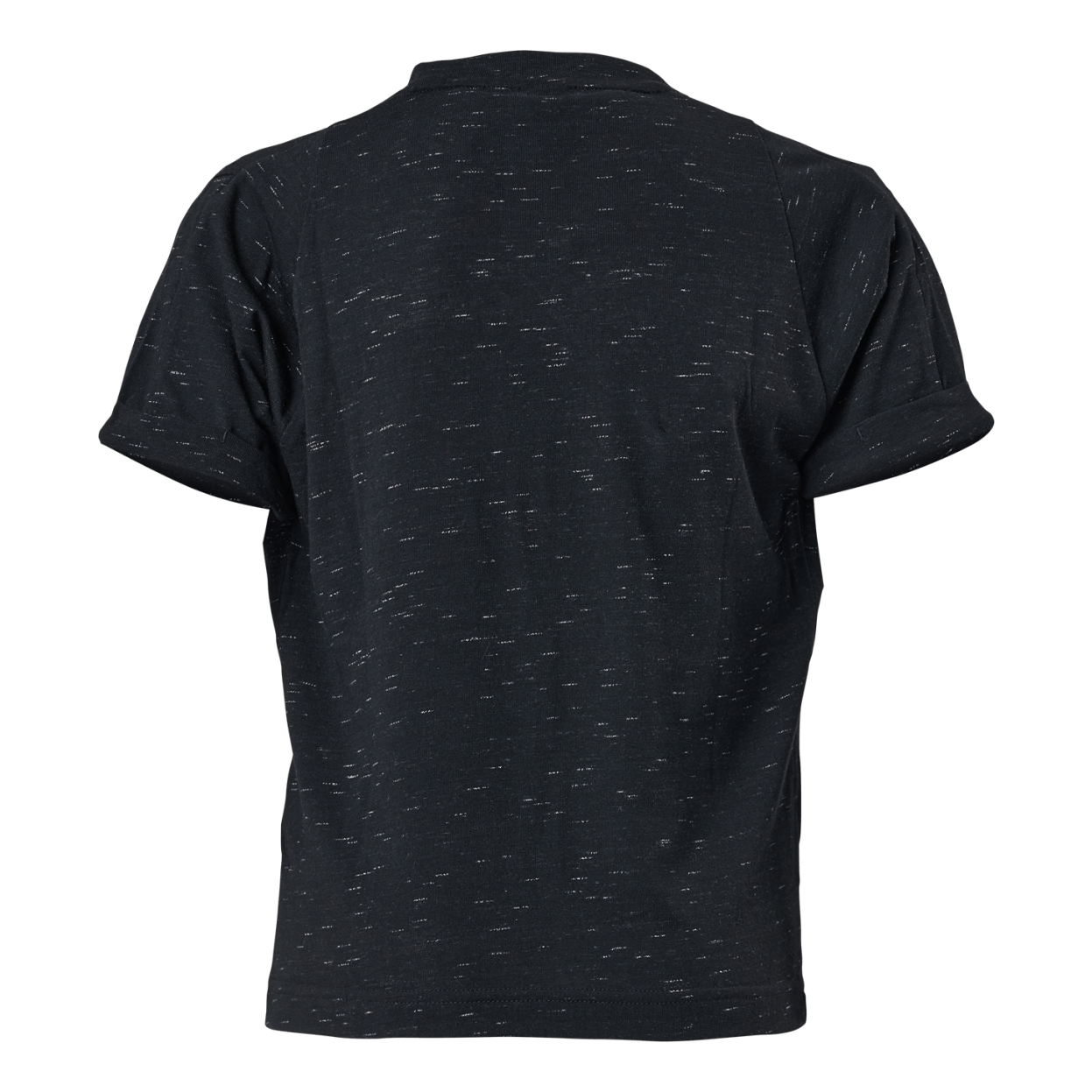 ADIDAS Girls Bos Tee Black Melange / Team Real Magenta - Image 3