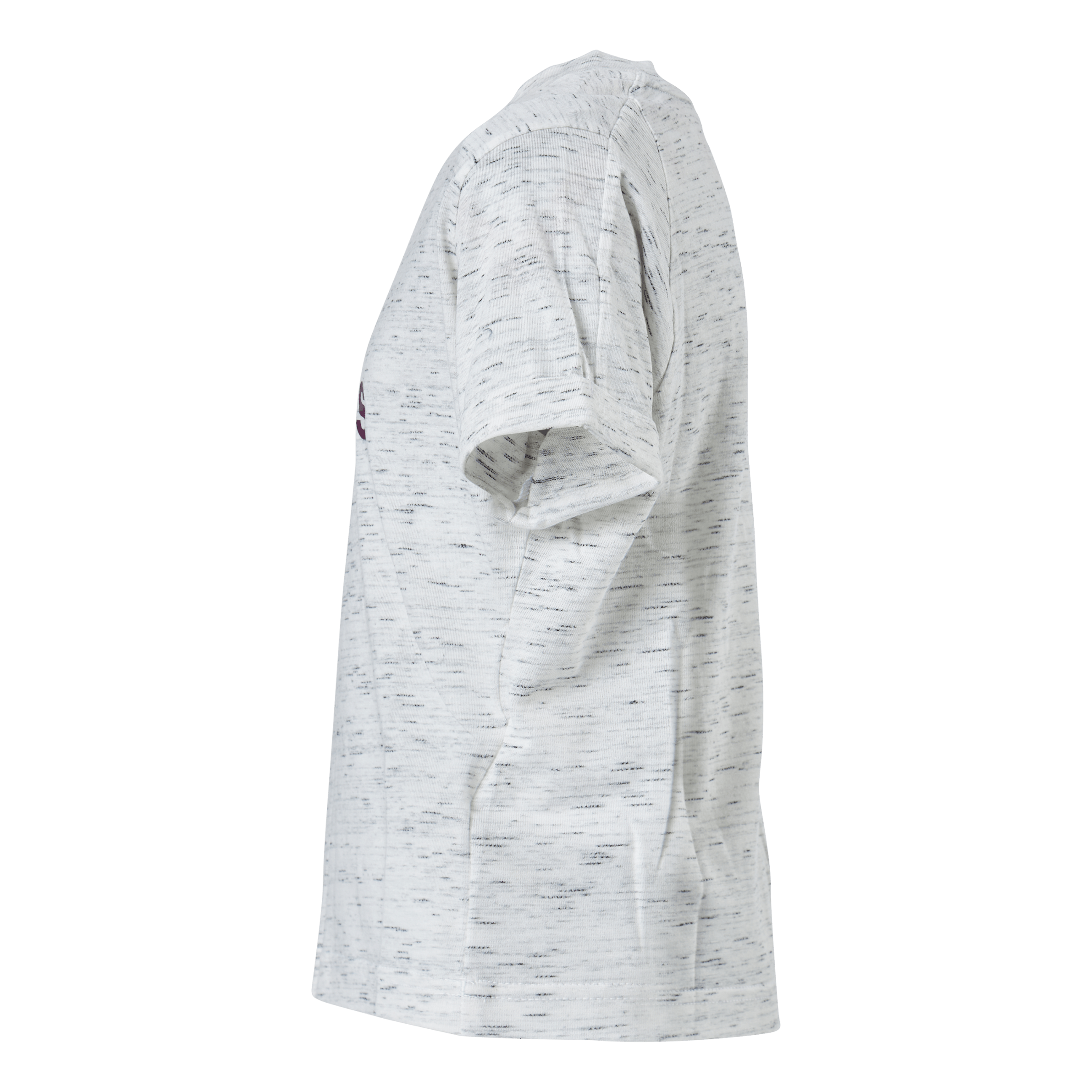 ADIDAS Girls Bos Tee White Melange / Sonic Fuchsia - Image 2