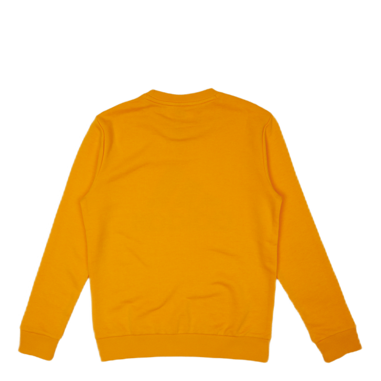 Adidas Boys Essentials Big Logo Sweatshirt Semi Solar Gold / Collegiate Green - Image 4