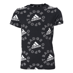 ADIDAS Lk Logo Tee Black/white
