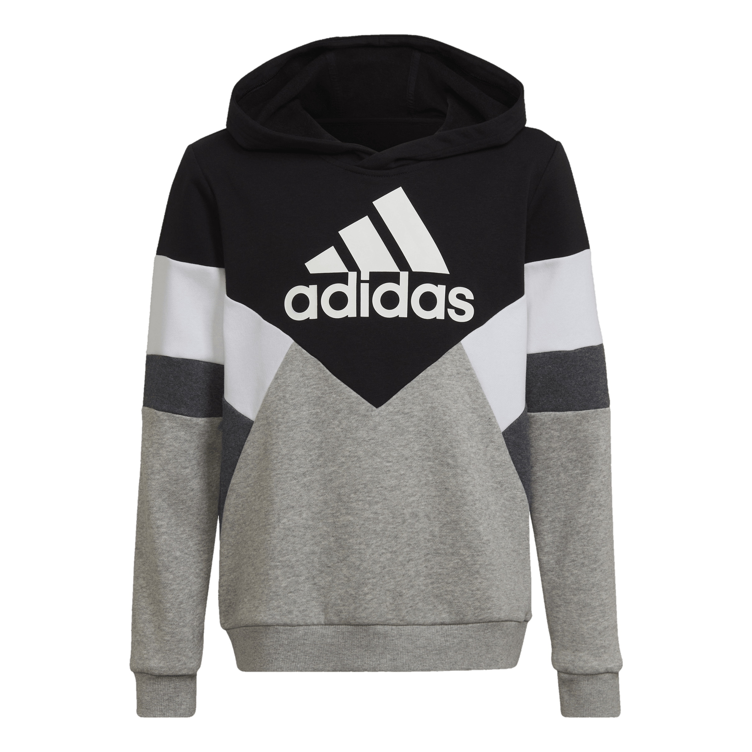 ADIDAS Colorblock Fleece Hoodie Black