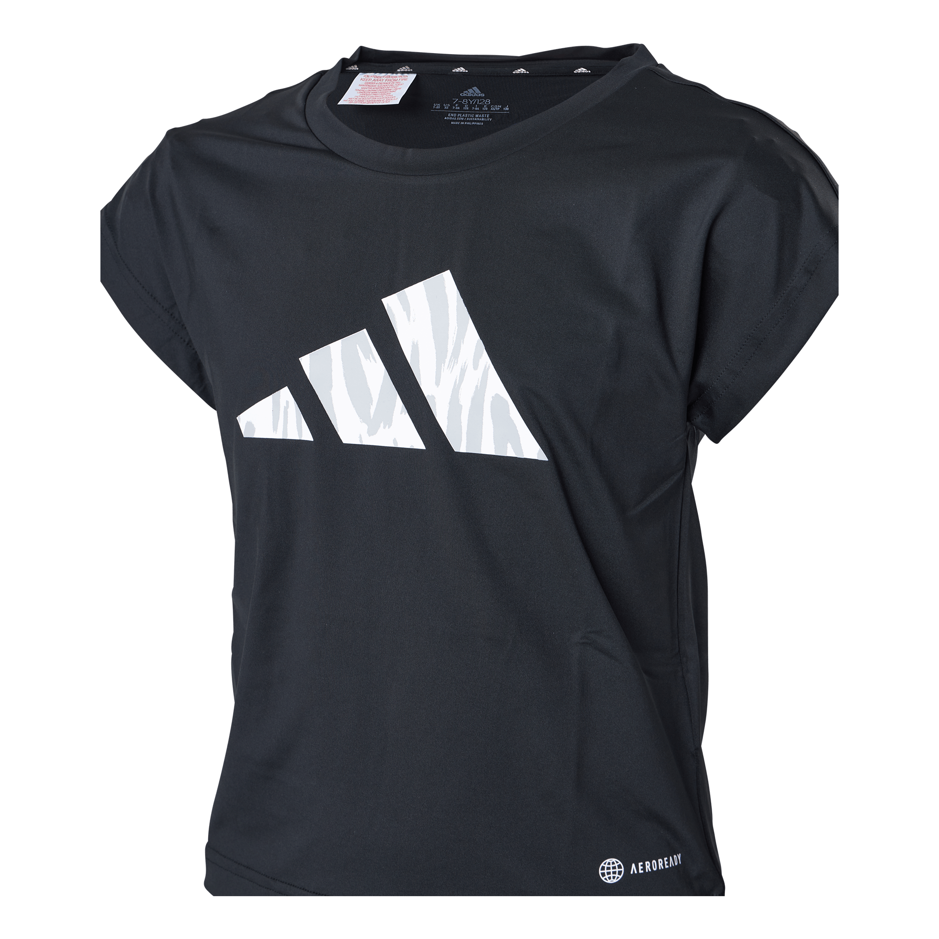 ADIDAS G Ar Gr Tee Black/white/grey Two - Image 4