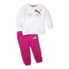 Puma Minicats Ess Crew Jogger Fl Festival Fuchsia-porcelain
