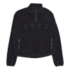 Svea W. Half Zip Pile Black