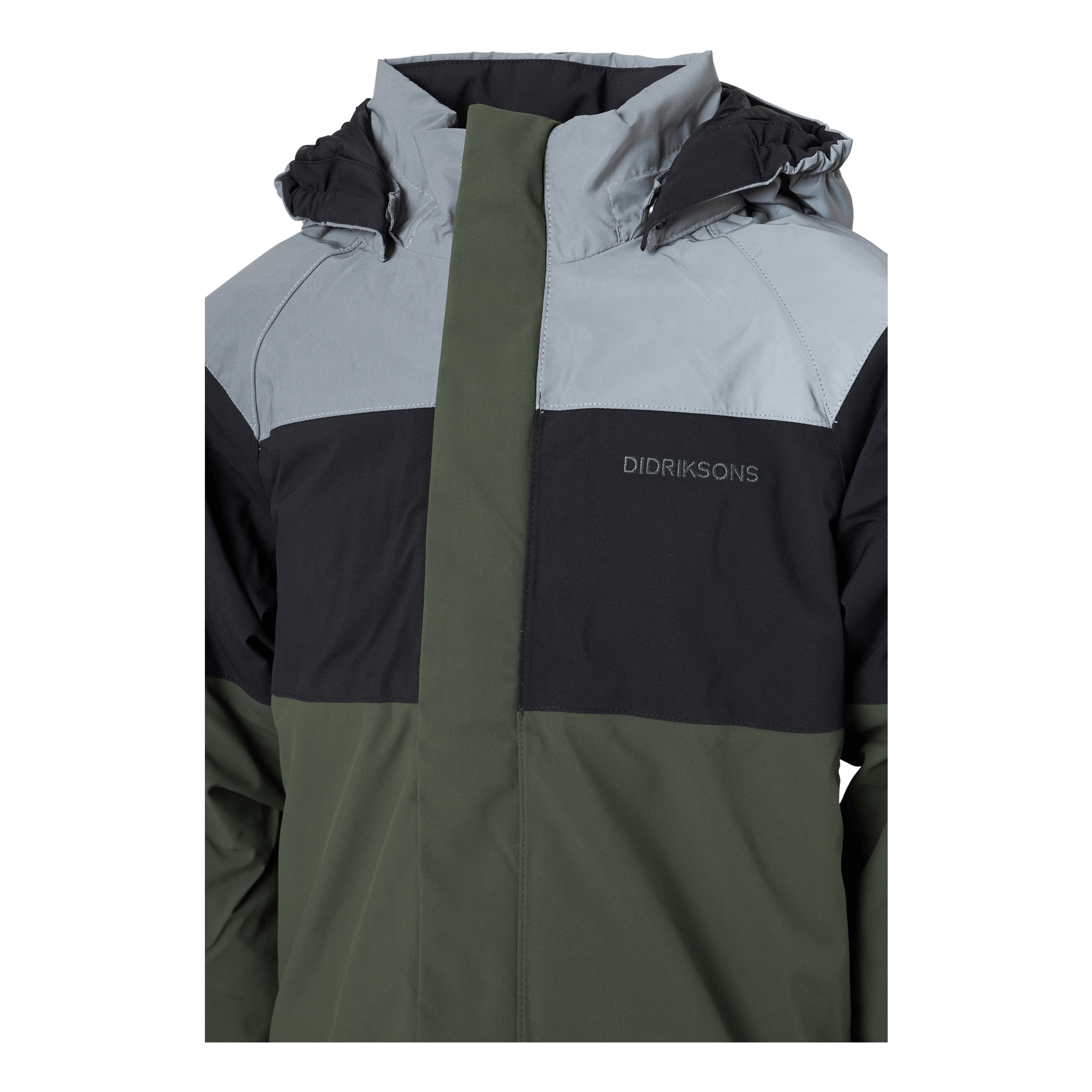 DIDRIKSONS Lux Kids Jacket Green - Image 4