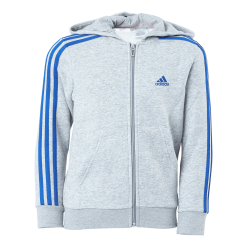ADIDAS Essentials 3-Stripes Hoodie Medium Grey Heather
