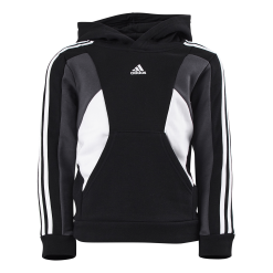 ADIDAS Colorblock 3-Stripes Hoodie Black