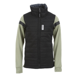 DIDRIKSONS Madrid Girls Hybrid Jacket Black/Green