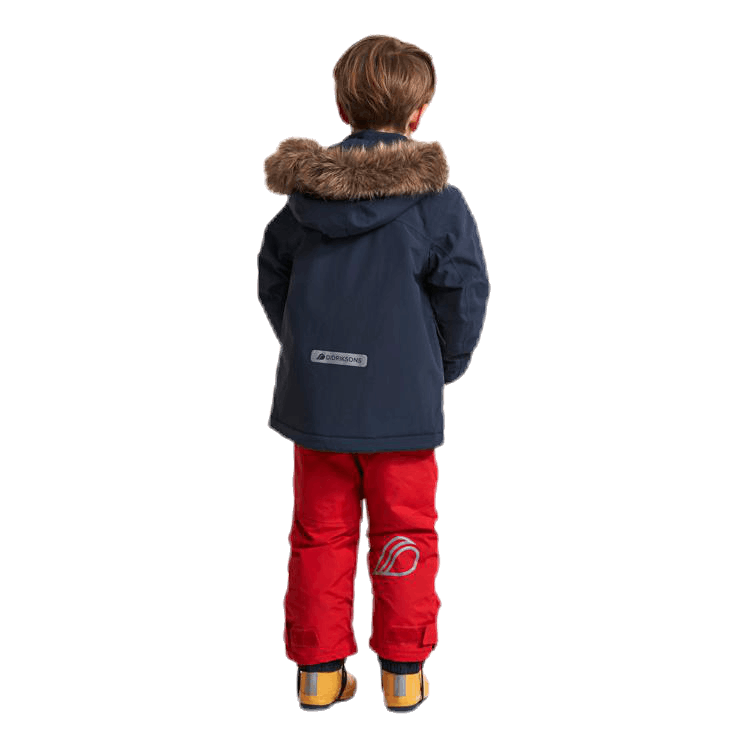 DIDRIKSONS Kure Kid's Parka Blue - Image 3