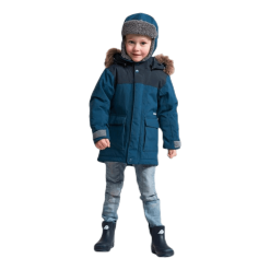 DIDRIKSONS Kure Kid's Parka Blue