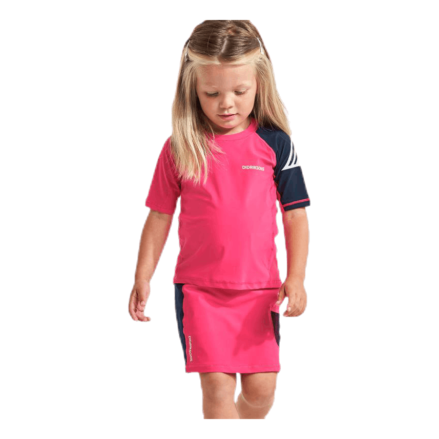 DIDRIKSONS Surf Kids SS UV Top Pink