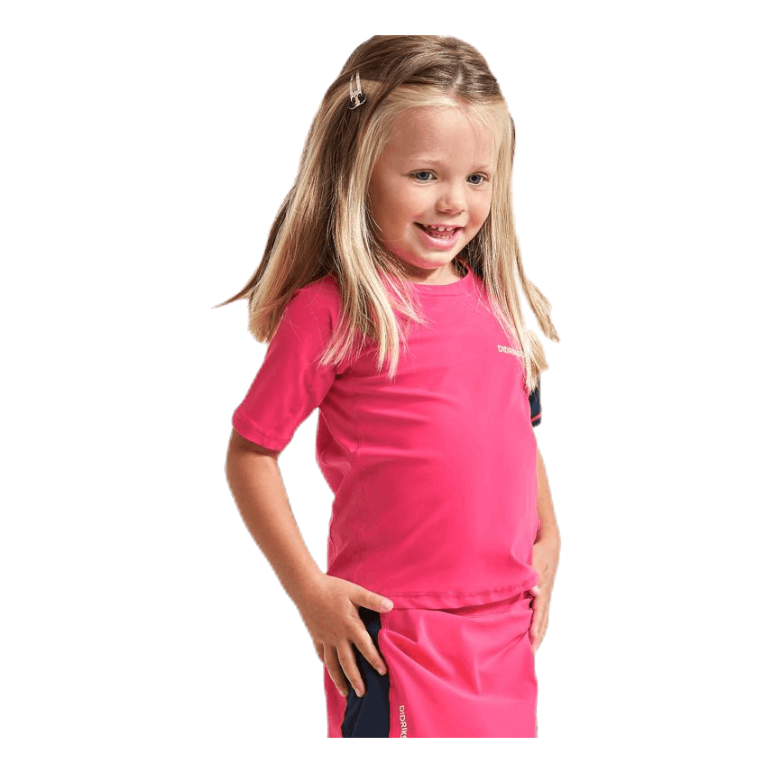 DIDRIKSONS Surf Kids SS UV Top Pink - Image 5
