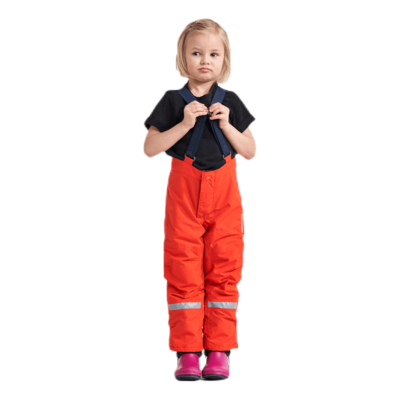 DIDRIKSONS Idre Kids Pants 4 Orange - Image 3