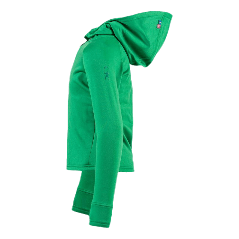 Isbjörn Of Sweden Panda Primaloft Hoodie Kids Green - Image 2