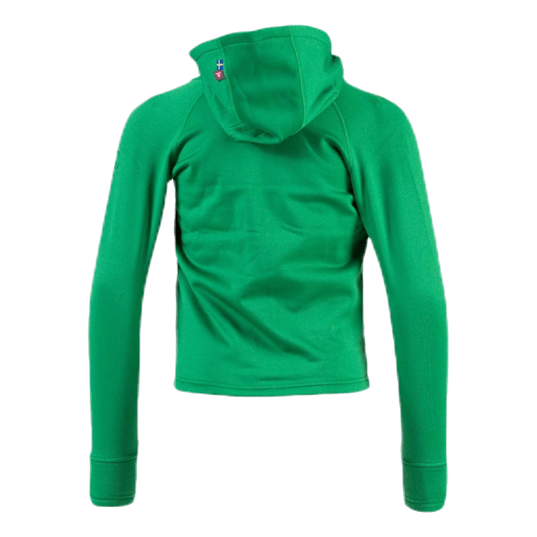 Isbjörn Of Sweden Panda Primaloft Hoodie Kids Green - Image 3