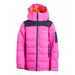 ColourWear Polar Youth Puff Jacket Pink/Black