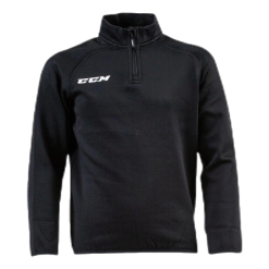 CCM Locker Room 1/4 ZIP Jr Black