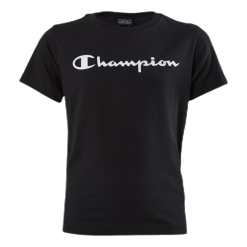 Champion Crewneck T-Shirt Jr Black