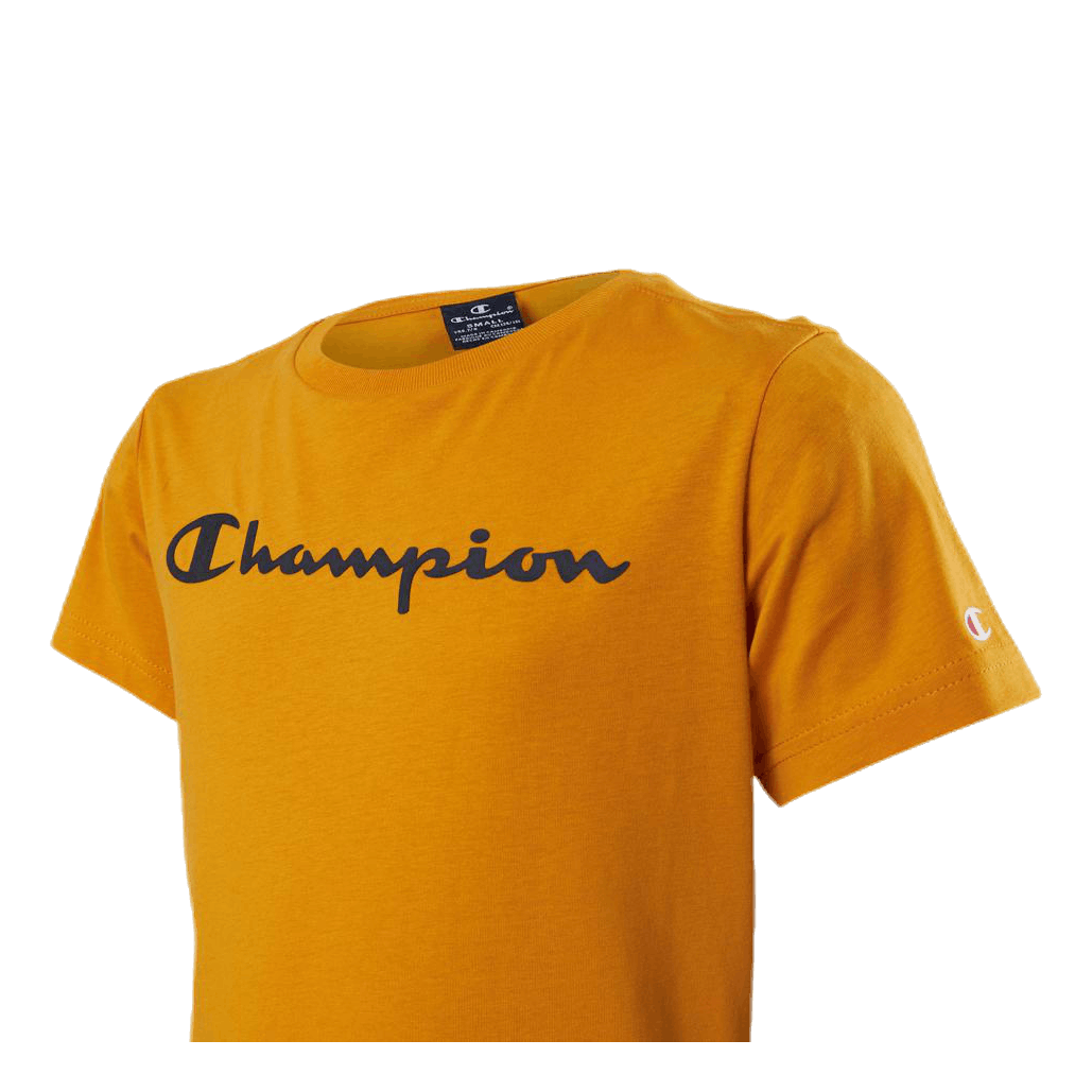 Champion Crewneck T-Shirt Jr Yellow - Image 4