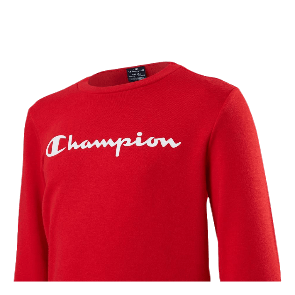 Champion Crewneck Sweatshirt Jr Red - Image 4