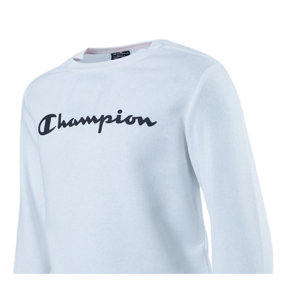 Champion Crewneck Sweatshirt Jr White - Image 4