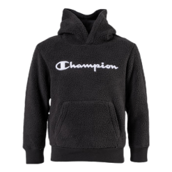 Champion Jr Teddy Hoodie Black