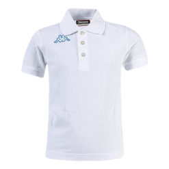 Kappa Jr. Polo S/S, Life White