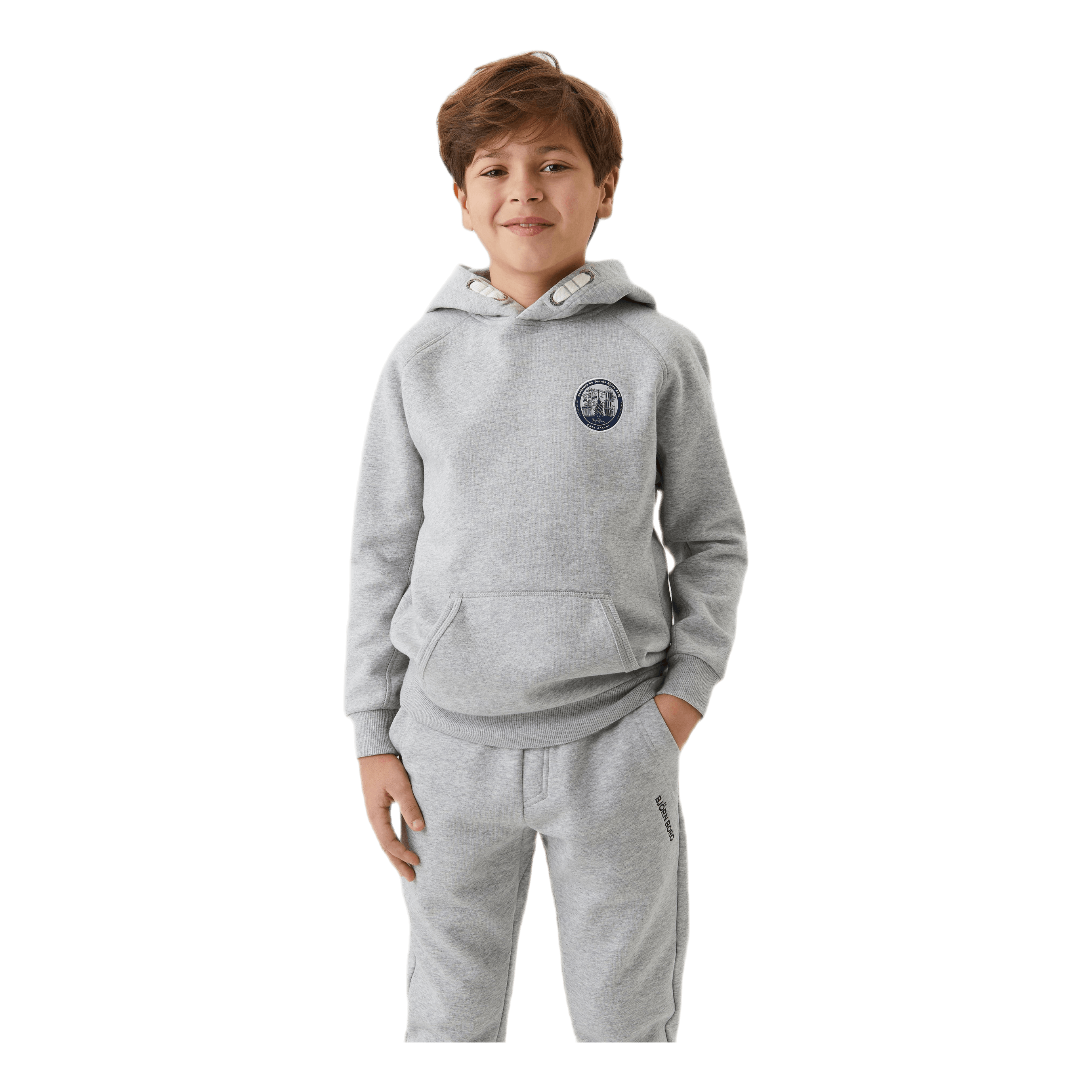 BJØRN BORG Jr Borg Sport Hoodie Grey