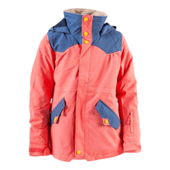 Burton Shortleaf Dryride Parka Youth Orange/Blue